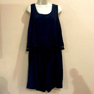 Lane Bryant Black Short Romper